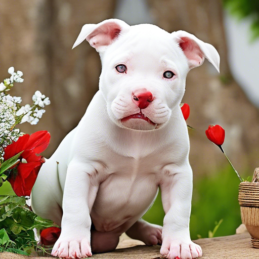 White Red Nose Pitbull Puppies: A Guide to Their Playful Personality and Care