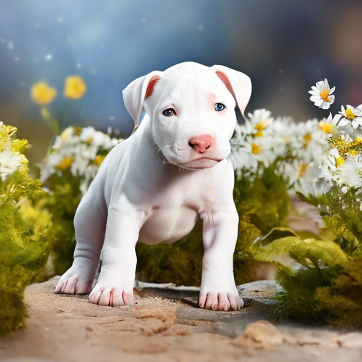 Introduction to White Red Nose Pitbull Puppies
