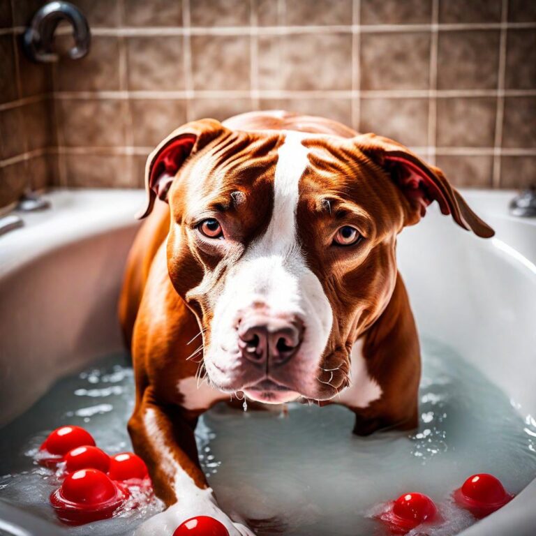 Bathing Your Red Nose Pitbull: A Complete Guide
